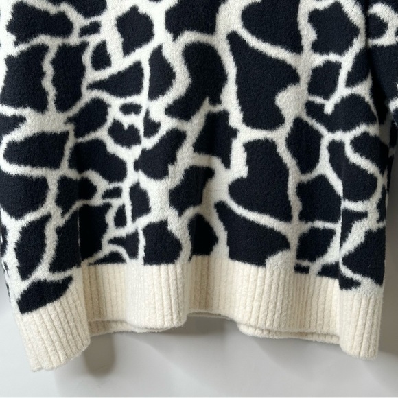 Loft Sweater Size 3X Western Cow Print Comfort Pullover Ultra Soft V Neck Boho - Picture 9 of 12